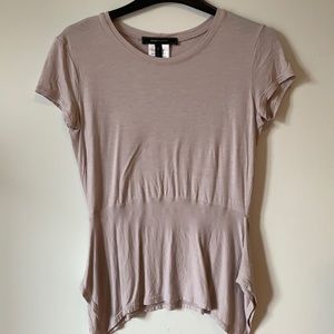 BCBG light lilac t-shirt top